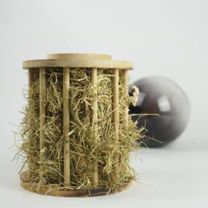 round hay rack for rabbits