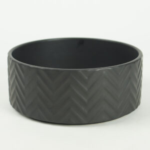 Black mozaïek bowl - L