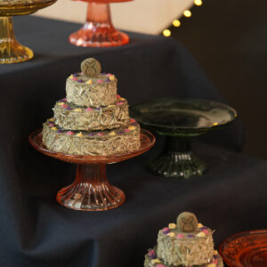 Festive Cake Plateau - Amber