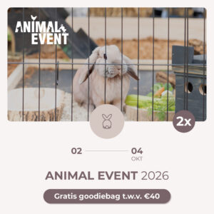 2x Animal Event ticket + gratis goodiebag t.w.v. €40